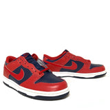 NIKE DUNK LOW MIDNIGHT NAVY VARSITY RED